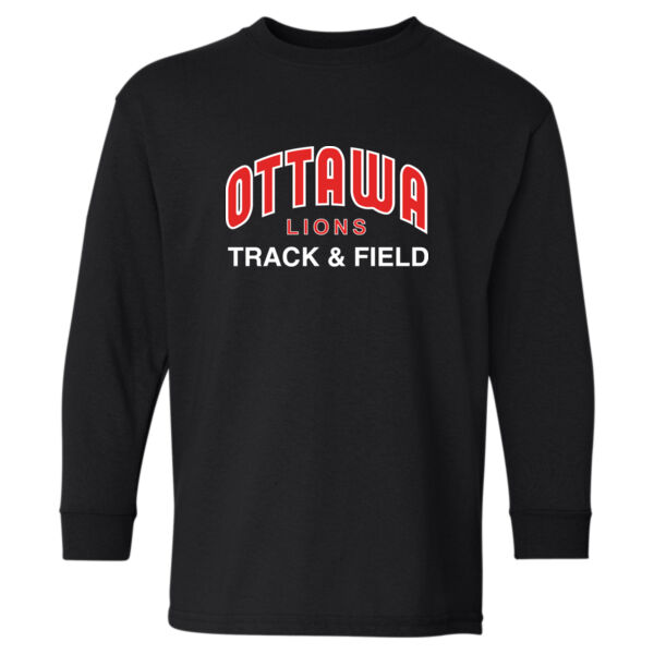 Gildan Youth Lions T&F Printed Long Sleeve Thumbnail