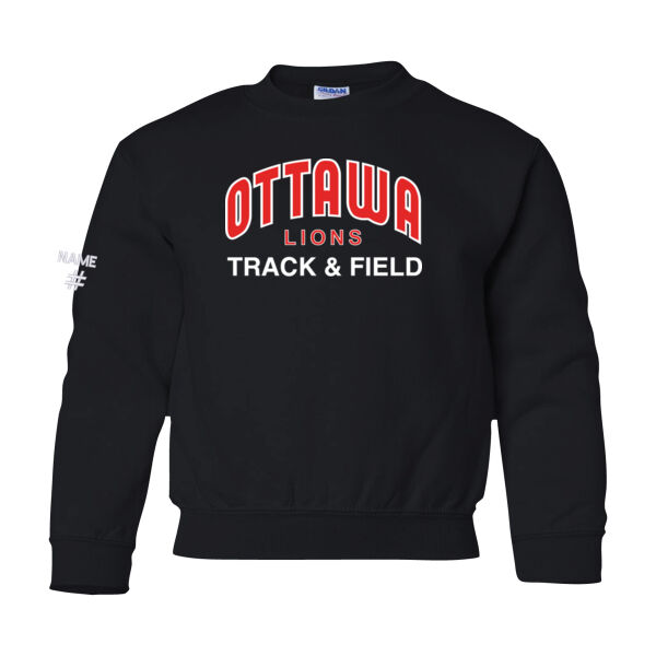 Gildan Youth Lions T&F Printed Crewneck Thumbnail