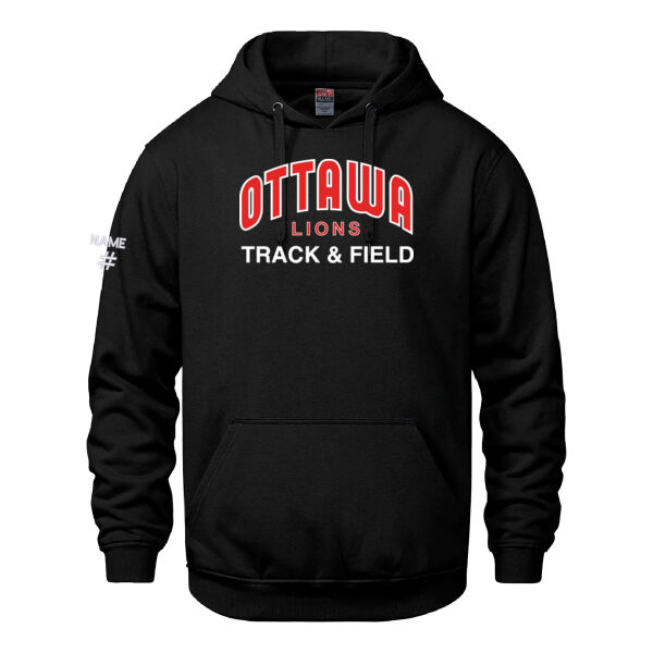 Vault Unisex Lions T&F Printed Hoodie Thumbnail